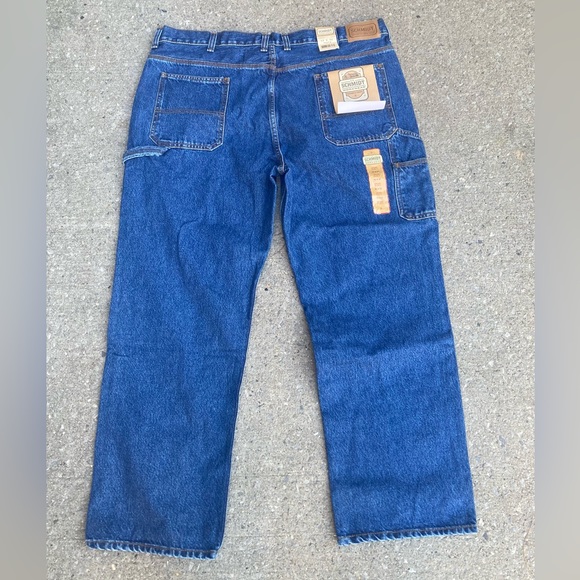 Schmidt Men’s Workwear Utility Work Jeans 100% Cotton 42X32 - Picture 5 of 13
